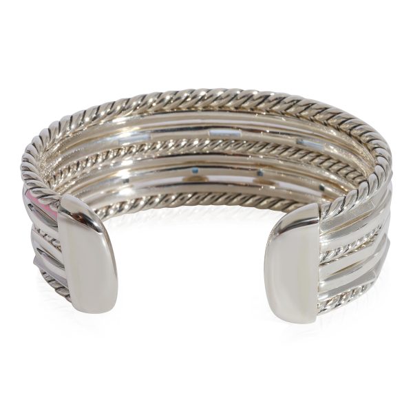 125013 pv David Yurman Stax Bracelet in 925 Sterling Silver 037 CTW