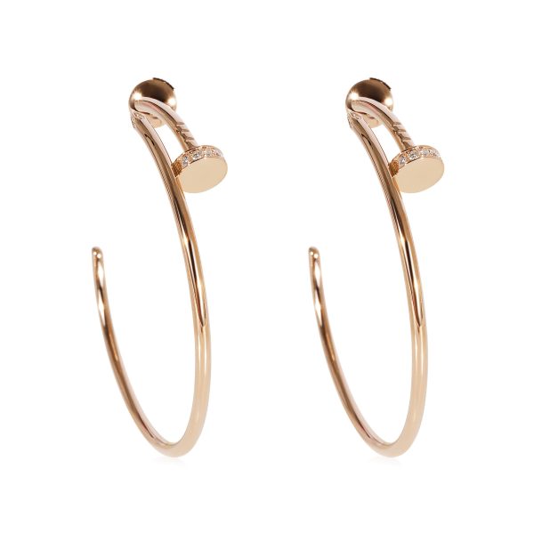 Cartier Juste un Clou Earrings in 18k Rose Gold 017 CTW Cartier Juste un Clou Earrings in 18k Rose Gold 017 CTW