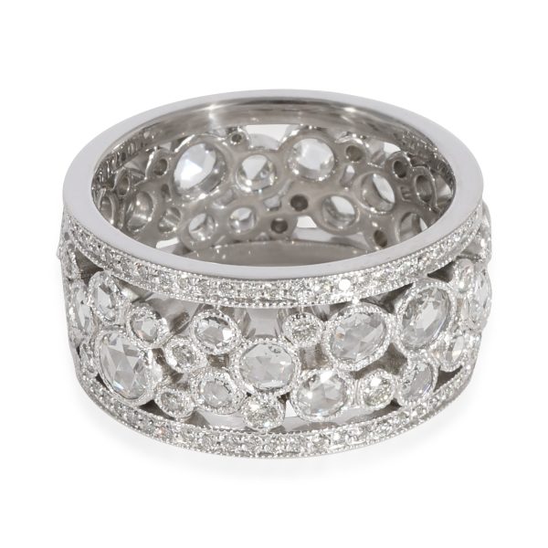 Rings Tiffany Co Cobblestone Diamond Band in Platinum 210 CTW