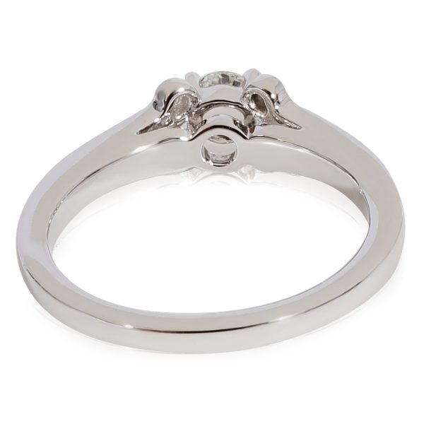 125128 pv Cartier Ballerine Diamond Engagement Ring in 950 Platinum F VS1 027 CTW