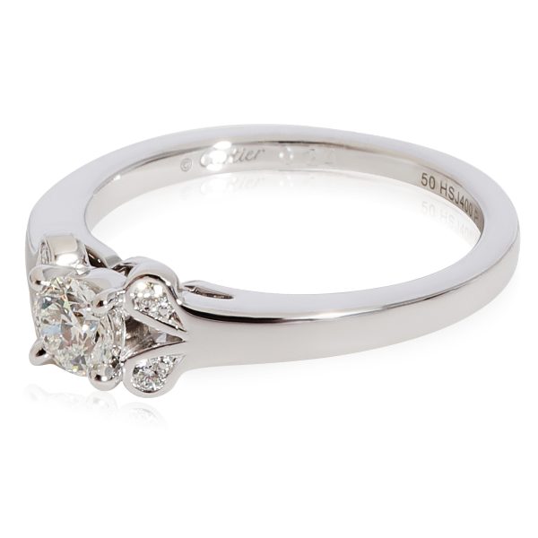 125128 sv Cartier Ballerine Diamond Engagement Ring in 950 Platinum F VS1 027 CTW
