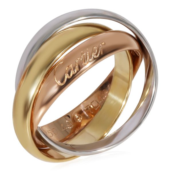 125164 bv e39af05d 5f21 4b9f a625 310b6e0d4198 Cartier Trinity Ring in 18k 3 Tone Gold