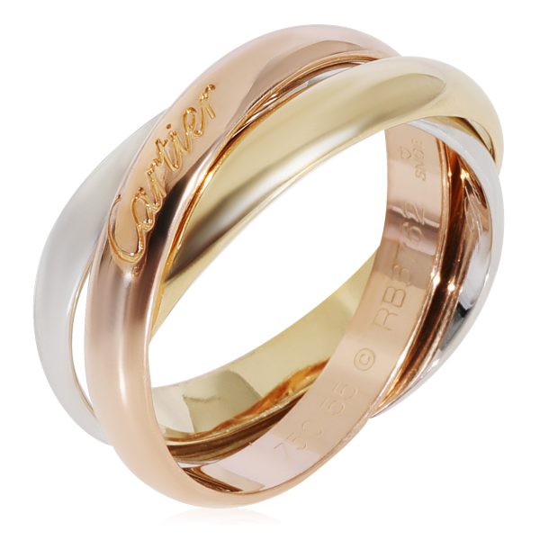 Fashion Ring Mixed Cartier Trinity Fashion Ring in 18k 3 Tone Gold