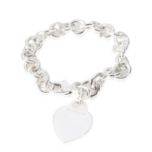 Tiffany Co Return To Tiffany Heart Charm Bracelet in Sterling Silver Bottega Veneta Wallet Lambskin Mustard