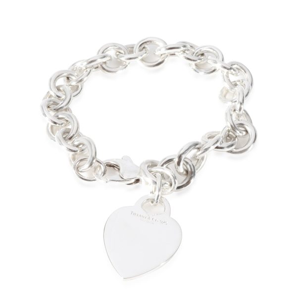 Tiffany Co Return To Tiffany Heart Charm Bracelet in Sterling Silver Tiffany Co Return To Tiffany Heart Charm Bracelet in Sterling Silver