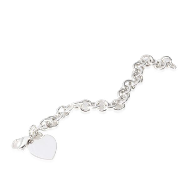 125237 pv Tiffany Co Return To Tiffany Heart Charm Bracelet in Sterling Silver