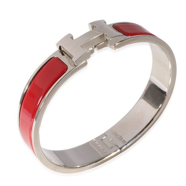 125261 bv 844a481f 04c7 41d8 835d 3c16107ac59f Hermes Clic H in Rouge Palladium Plated