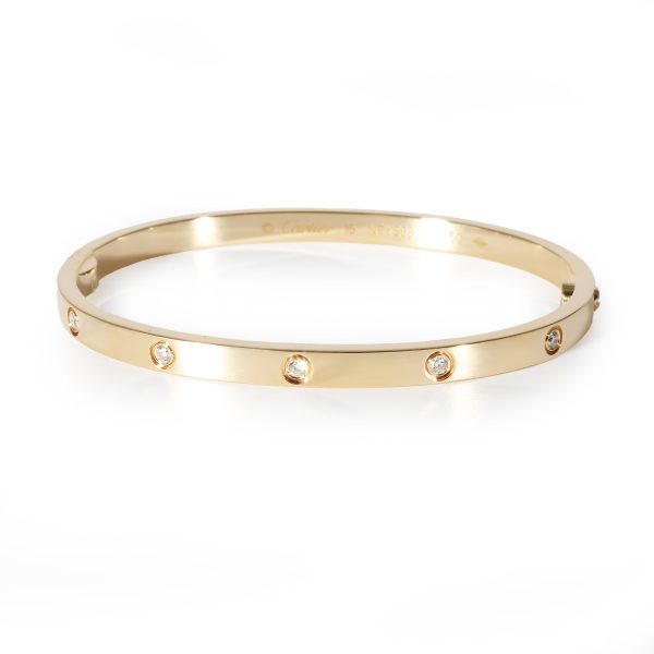 Cartier Love Bracelet Cartier Love Bracelet Small Model 10 Diamonds Yellow Gold Diamonds