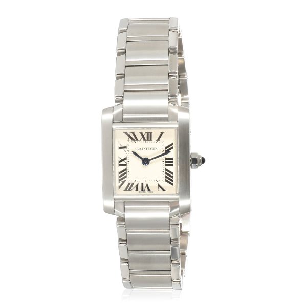 125333 ad1 Cartier Tank Francaise W51008Q3 Womens Watch in Stainless Steel