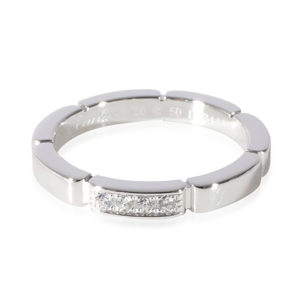 Rings Cartier Maillon Panthere Diamond Band in Platinum 005 CTW