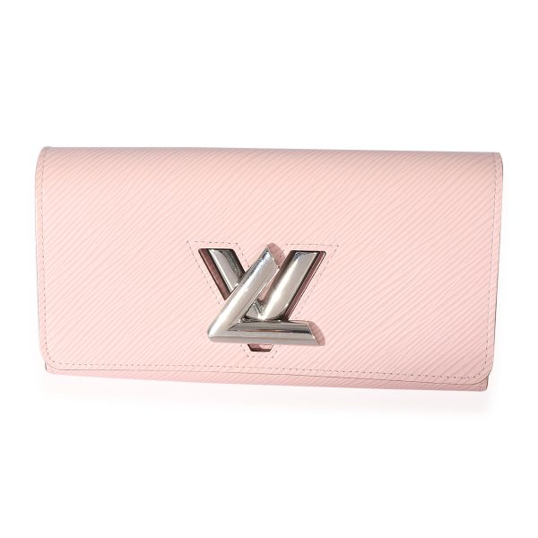 Louis Vuitton Rose Epi Leather Twist Wallet Louis Vuitton Rose Epi Leather Twist Wallet