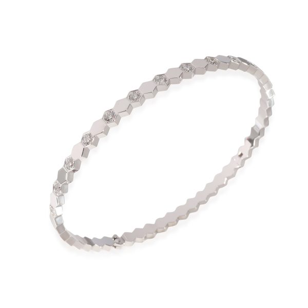 125466 av Chaumet Bee My Love Diamond Bracelet in 18k White Gold 095 CTW