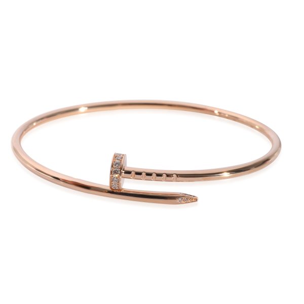 Cartier Juste Un Clou Diamond Bracelet in 18k Rose Gold 018 CTW Cartier Juste Un Clou Diamond Bracelet in 18k Rose Gold 018 CTW