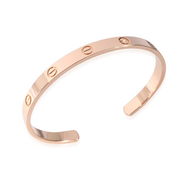 125477 bv e9b69a48 a8c0 4421 9d24 3af48ad033ef Cartier Love Cuff Bracelet Rose Gold