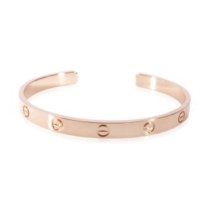 Cartier Love Cuff Bracelet Rose Gold LOUIS VUITTON Brother Old Long Wallet Monogram Canvas TA0135