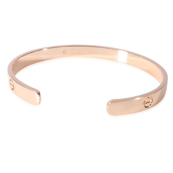 125477 pv 07816ad5 ff89 4b91 af0d 2dfc279fd529 Cartier Love Cuff Bracelet Rose Gold