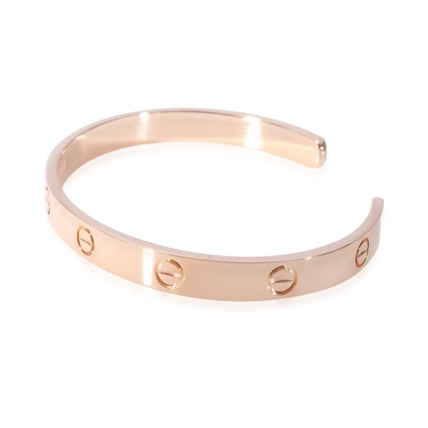 125477 sv 591796f8 1b21 4713 9957 b6666a3c2b44 Cartier Love Cuff Bracelet Rose Gold