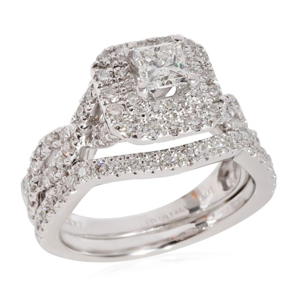 125503 bv Vera Wang LOVE Diamond Diamond Wedding Set in 14k White Gold H I I1 I2 12 CTW