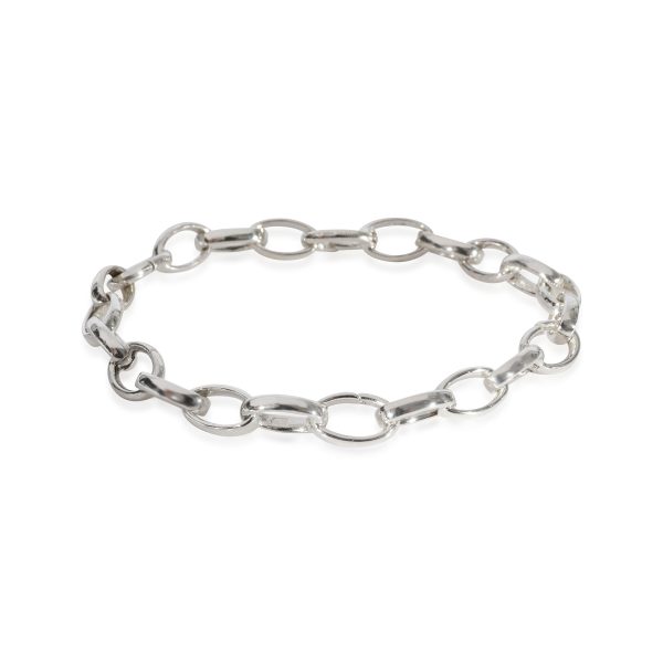 Gucci Oval Link Bracelet in Sterling Silver Gucci Oval Link Bracelet in Sterling Silver