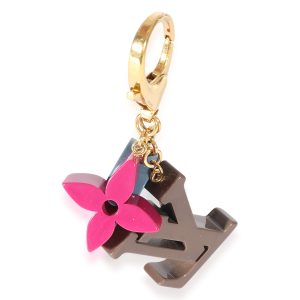 Louis Vuitton Fleur de Monogram Bag Charm Versace Jeans Couture Spring Summer Black