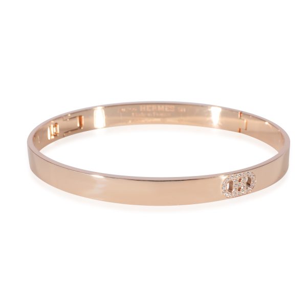 Hermès H dAncre Bracelet in 18k Rose Gold 007 CTW Hermès H dAncre Bracelet in 18k Rose Gold 007 CTW