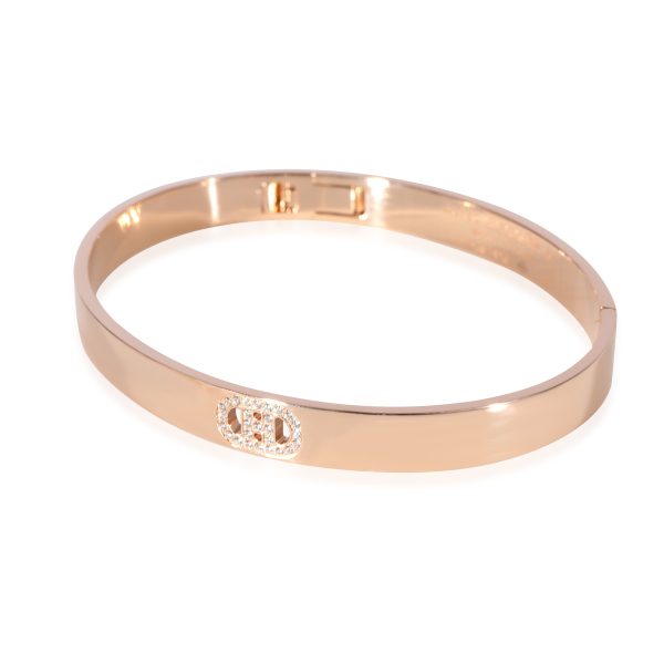 125655 sv 518f5f97 37c9 4a52 8edf 4ca56016c75f Hermès H dAncre Bracelet in 18k Rose Gold 007 CTW