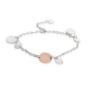 Hermès Confettis Bracelet in 18k Pink GoldSterling Silver BALENCIAGA NAVY CABAS XS Logo Leather 2WAY