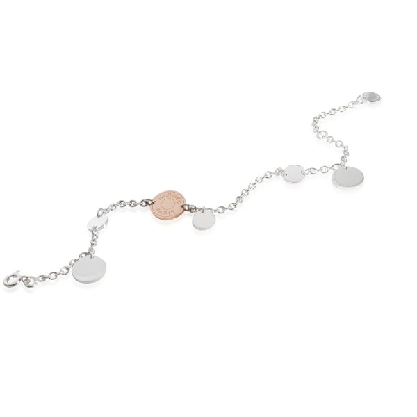 125733 pv Hermès Confettis Bracelet in 18k Pink GoldSterling Silver