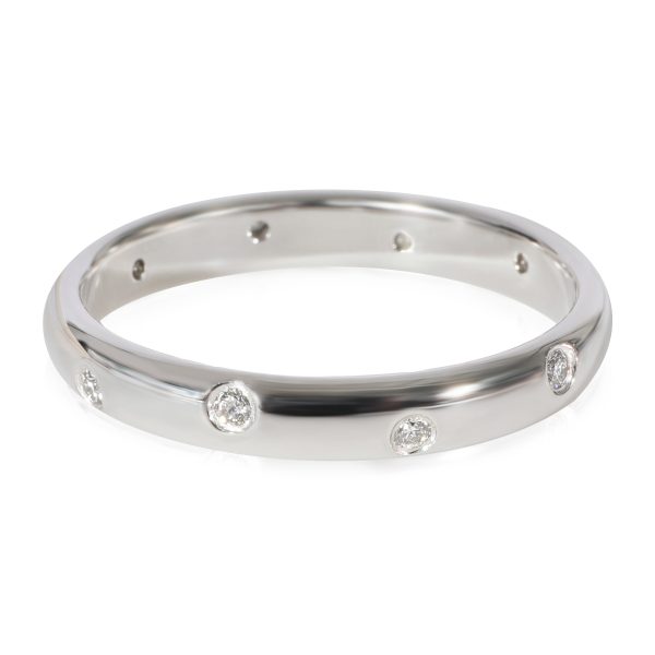 Tiffany Co Etoile Diamond Wedding Band in 950 Platinum 01 CTW Tiffany Co Etoile Diamond Wedding Band in 950 Platinum 01 CTW