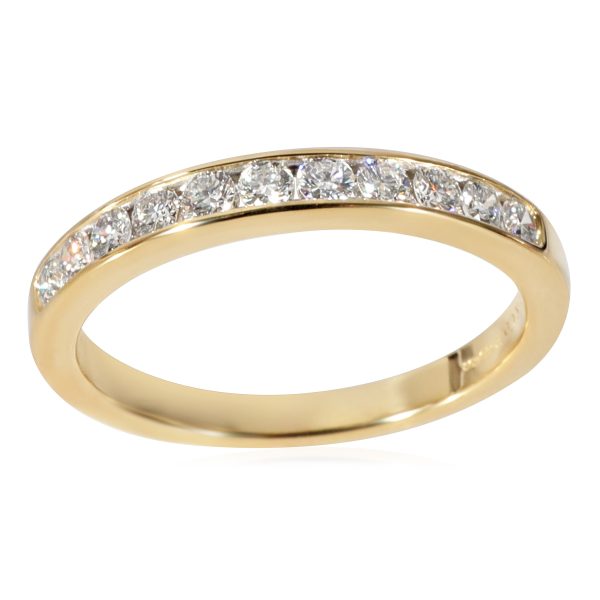 125809 av Tiffany Co Diamond Wedding Band in 18k Yellow Gold 039 CTW