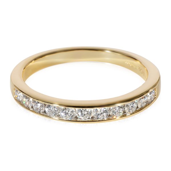 Rings Tiffany Co Diamond Wedding Band in 18k Yellow Gold 039 CTW