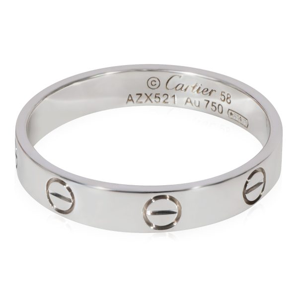 Rings Cartier Love Wedding Band in 18k White Gold