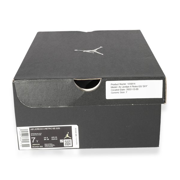 125914 box 3ffdfb1e 741c 426e 9da4 e88d9129ccda Air Jordan 4 Retro GS DIY