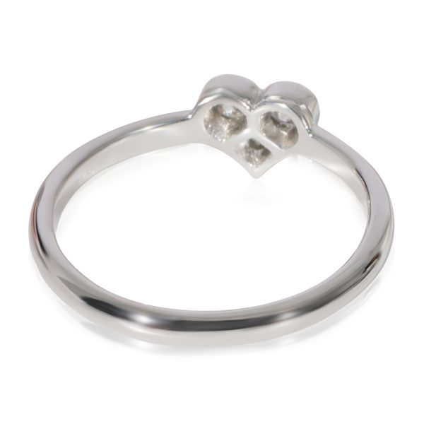 Tiffany Co Tiffany Co Diamond Heart Ring in Platinum 017 CTW