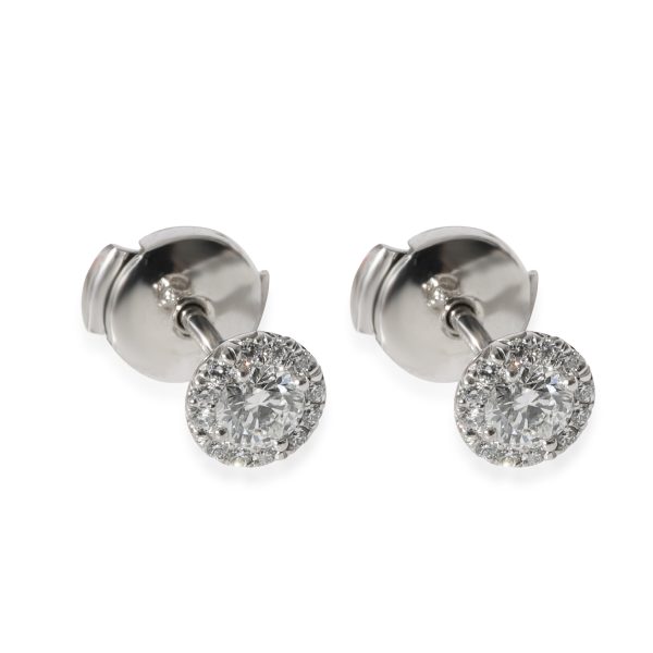 Tiffany Co Soleste Diamond Earrings in 950 Platinum DEF VVS 044 CTW Tiffany Co Soleste Diamond Earrings in 950 Platinum DEF VVS 044 CTW