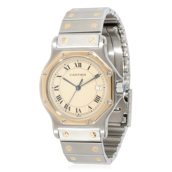 Cartier Santos Ronde 187902 Unisex Watch in Stainless SteelYellow Gold Cartier Santos Ronde 187902 Unisex Watch in Stainless SteelYellow Gold