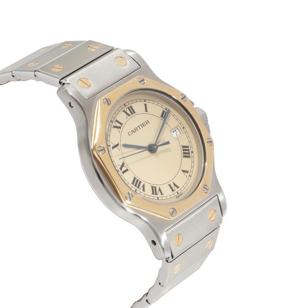 126489 rv Cartier Santos Ronde 187902 Unisex Watch in Stainless SteelYellow Gold