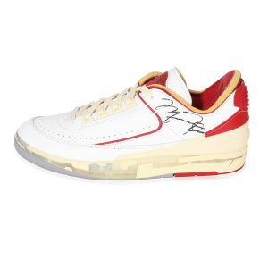 Off White x Air Jordan 2 Retro Low SP White Varsity Red Cart