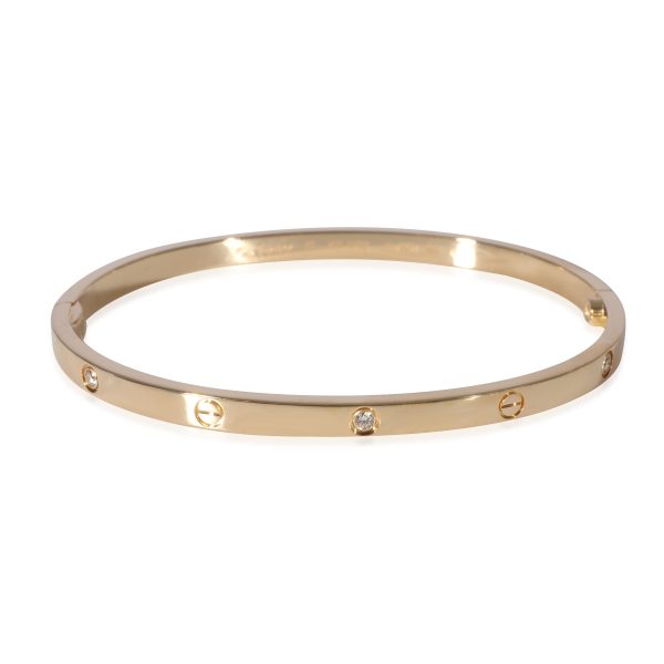 Cartier Love Diamond Bracelet in 18k Yellow Gold 015 CTW Cartier Love Diamond Bracelet in 18k Yellow Gold 015 CTW