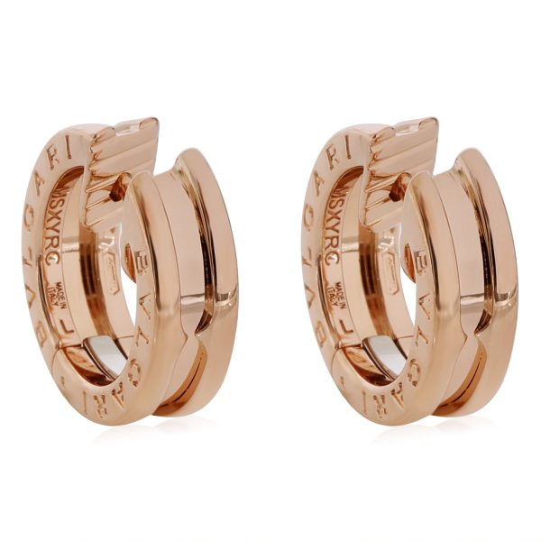 BVLGARI Bzero1 Hoop Earrings in 18k Rose Gold BVLGARI Bzero1 Hoop Earrings in 18k Rose Gold