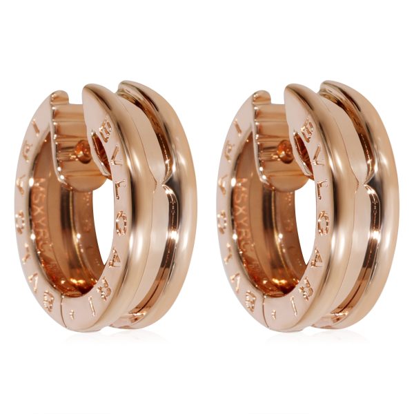 127600 pv bb058391 4684 47a0 9230 e155f26e6bad BVLGARI Bzero1 Hoop Earrings in 18k Rose Gold