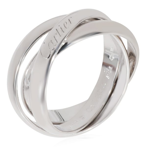 Ring White Gold Cartier Trinity Ring in 18 Karat White Gold