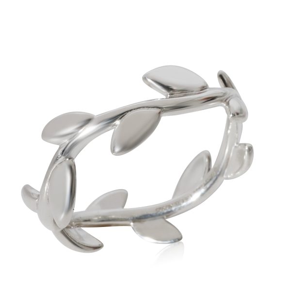 127691 bv Tiffany Co Paloma Picasso Olive Leaf Band in Sterling Silver