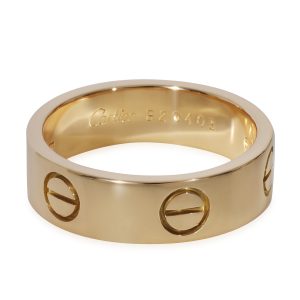 Cartier Love Ring in 18k Yellow Gold Cart