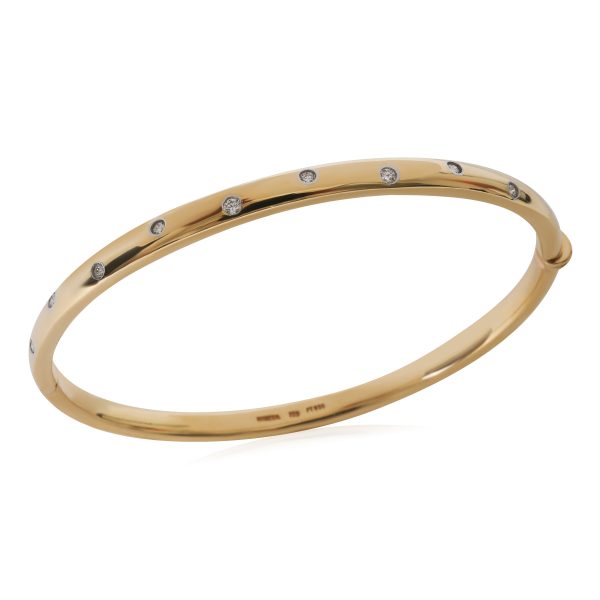 127741 av Tiffany Co Etoile Diamond Bangle in 18K Yellow Gold 02 CTW