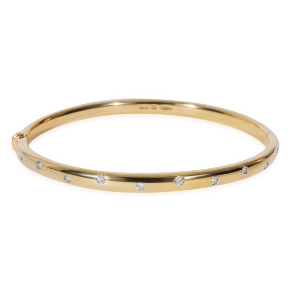 Tiffany Co Etoile Diamond Bangle in 18K Yellow Gold 02 CTW Tiffany Co Etoile Diamond Bangle in 18K Yellow Gold 02 CTW