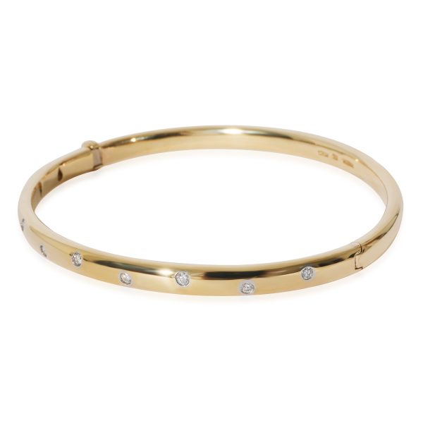 127741 sv Tiffany Co Etoile Diamond Bangle in 18K Yellow Gold 02 CTW