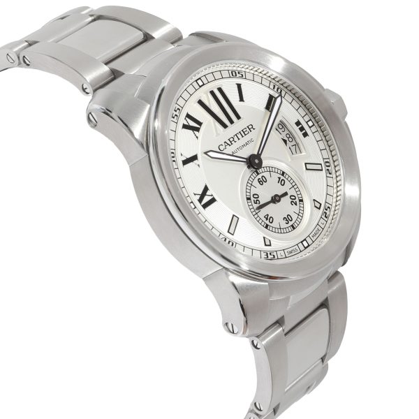 127775 rv bcc92c35 d9b4 4c0a 90b6 225b7075dea0 Cartier Calibre de Cartier W7100015 Mens Watch in Stainless Steel