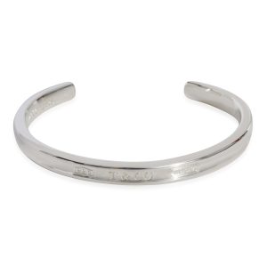 Tiffany Co 1837 Narrow Cuff in Sterling Silver Cart