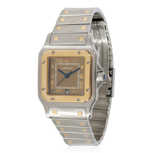 Cartier Santos Galbee 1566 Unisex Watch in 18kt Stainless SteelYellow Gold Cartier Santos Galbee 1566 Unisex Watch in 18kt Stainless SteelYellow Gold